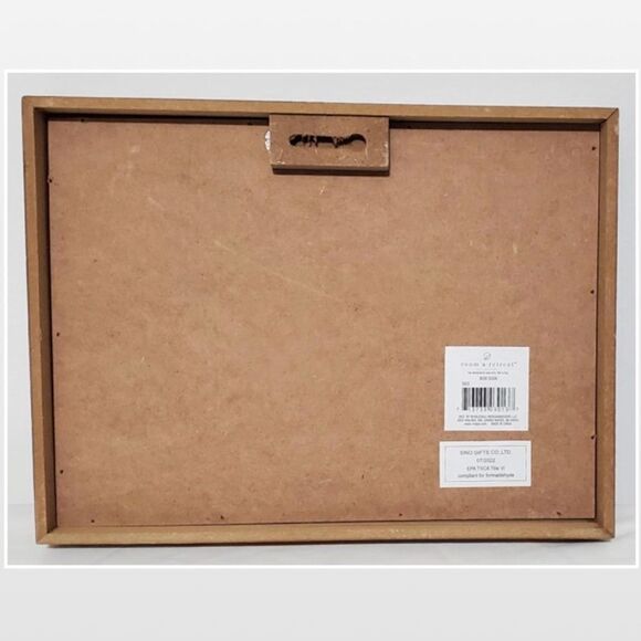 New Room & Retreat Wall Art Wine Corks Wood Framed Brown Picture Box Sign Décor - Picture 9 of 14